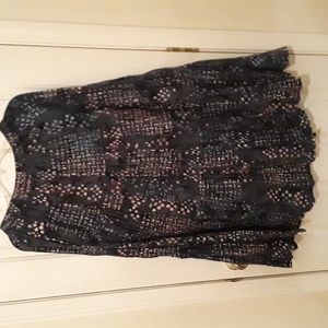 Vintage inspired elastic wait full skirt medium/large handcrafted